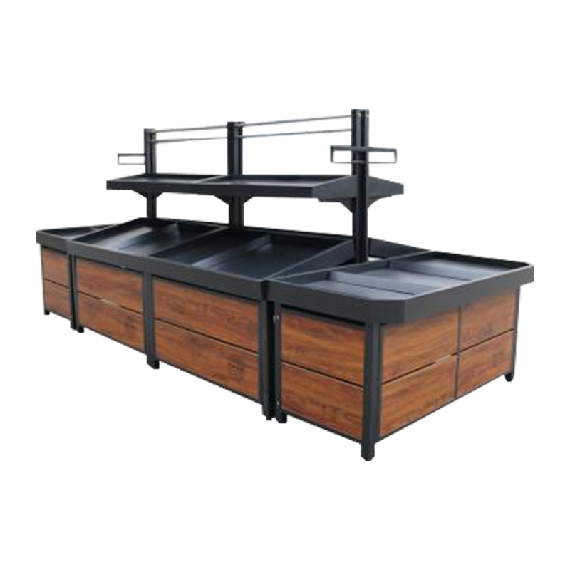 ชั้นวางผักและผลไม้สดแบบควบคุมอุณหภูมิ